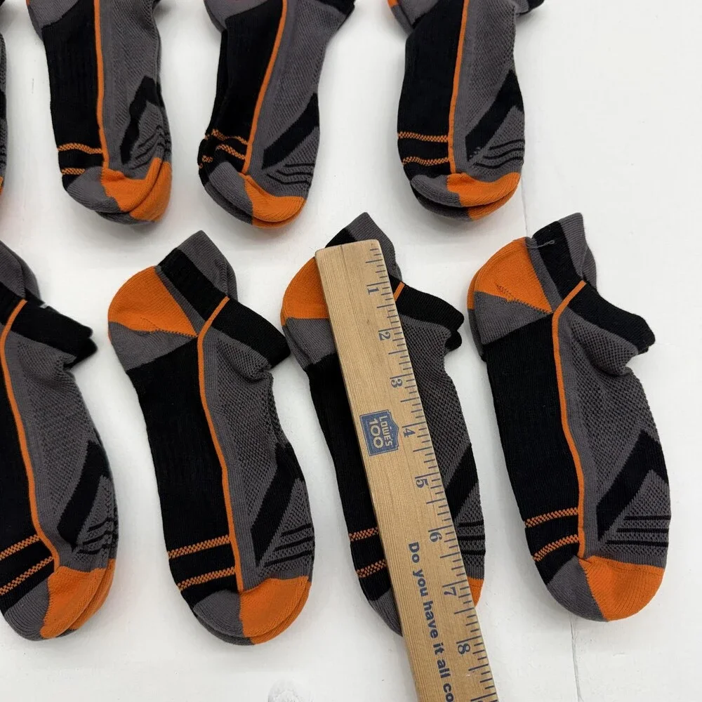 Jzy Qzn Socks Mens Small Multicolor Low Cut Athletic Geometric 18 Pairs Lot
